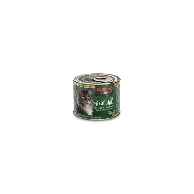 LEONARDO SUPERIOR lattina Tacchino con Trota & Mirtilli rossi Gr 200