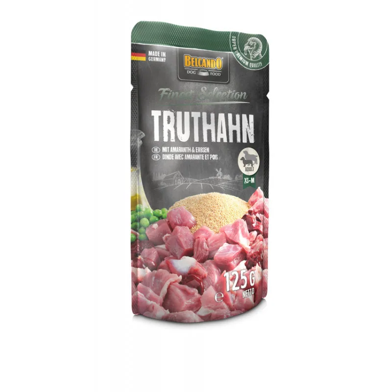 Belcando Tacchino con amaranto e piselli 125 gr. (bustine)