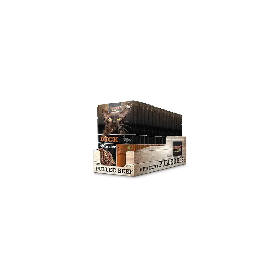 Leonardo Anatra con sfilaccetti di carne al manzo 16 x 70 gr.