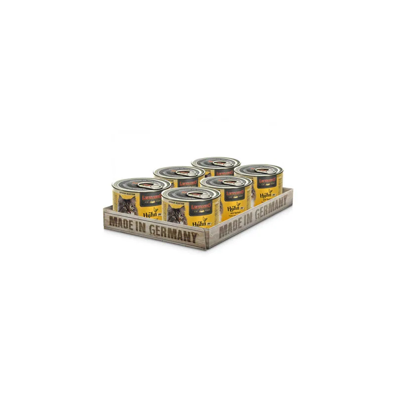 LEONARDO SUPERIOR lattina Pollo con Spinaci 6 x 200 gr