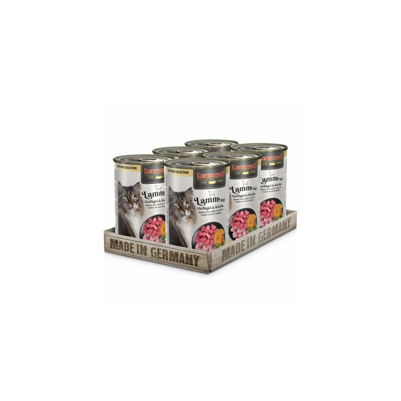 LEONARDO SUPERIOR lattina Agnello Pollame e Zucca 6 x 400 gr