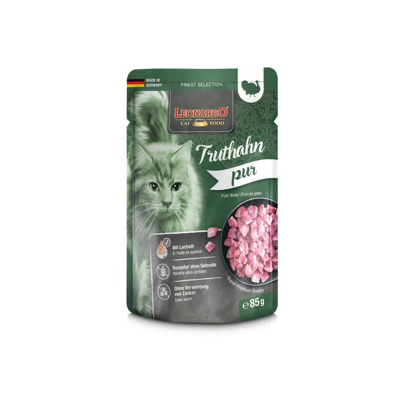 Leonardo puro tacchino 85 gr. (Bustina)